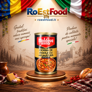 Ciorba de Fasole cu Afumatura Moldova in Bucate 400 g