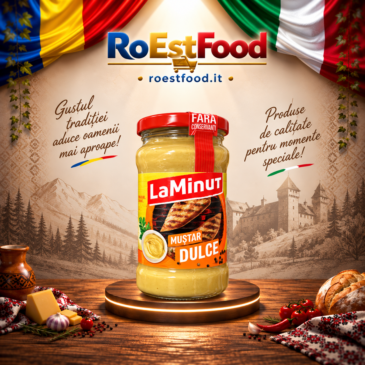 Mustar Dulce La Minut 290 g