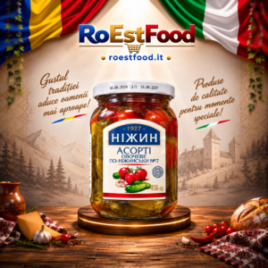 Asorti de Rosii Cherry si Castraveti Nizhyn 450 g