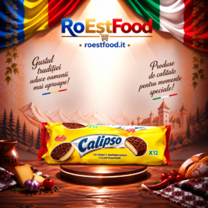 Biscuiti Calipso Nefis glazura de cacao 240 g