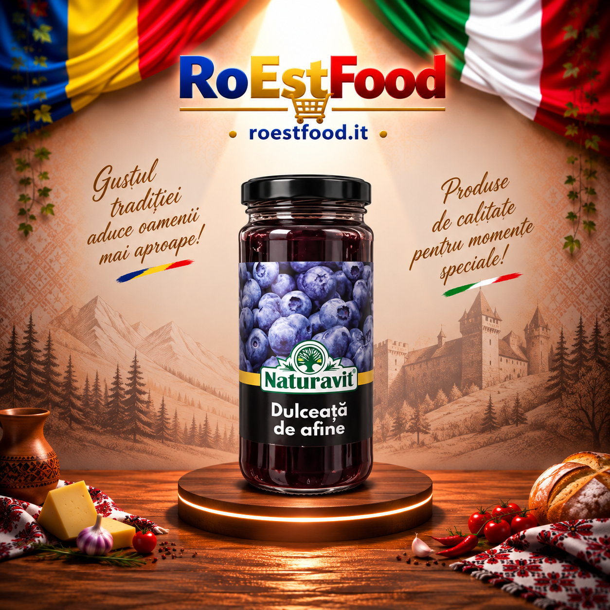 Dulceata de Afine Naturavit 300 g