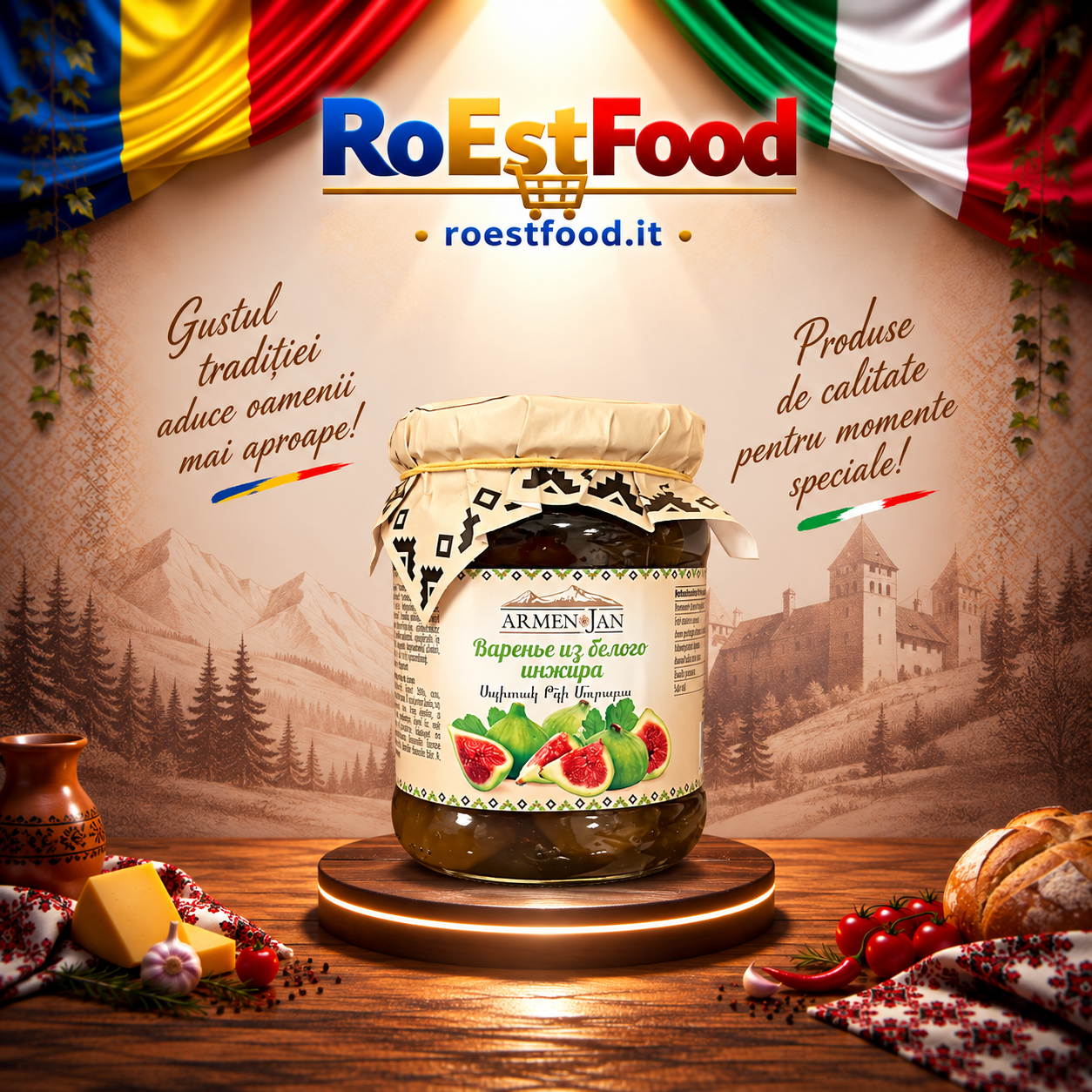 Dulceata de Smochine Albe Armen Jan 560 g