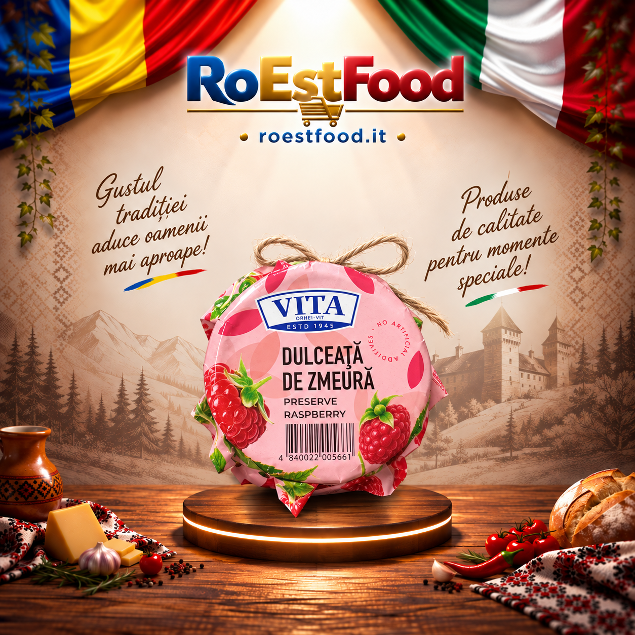 Dulceata de Zmeura VITA 680 g
