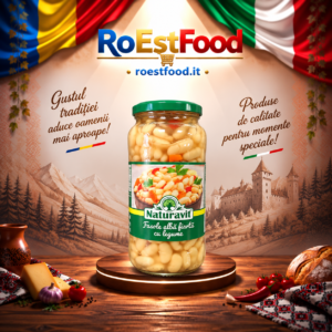 Fasole alba fiarta cu legume Naturavit 540 g