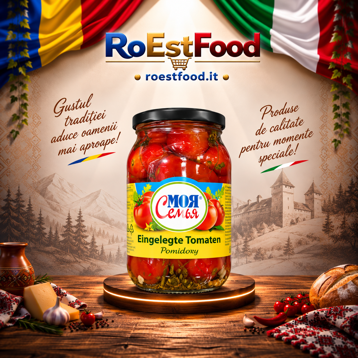 Rosii Murate Moja Semja 880 g