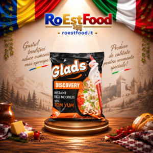 Taitei Instant de Orez Glads Discovery cu Sos Tom Yum 65 g